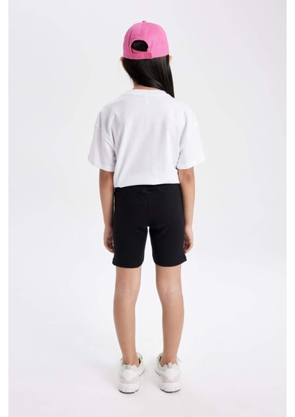 Kız Çocuk Biker Fitilli Kaşkorse Tayt