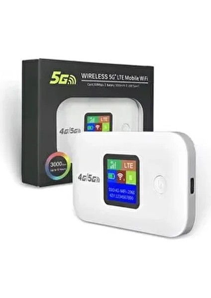 4g/lte A8-E Mobil Sim Kartlı Wi-Fi Router 300MBPS 3000 Mah Taşınabilir Kablosuz Hotspot Cep Modem