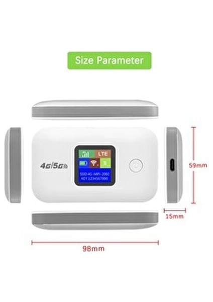 4g/lte A8-E Mobil Sim Kartlı Wi-Fi Router 300MBPS 3000 Mah Taşınabilir Kablosuz Hotspot Cep Modem fiyatları
