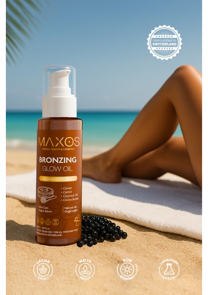 Havyar Özlü Yoğun Bronzlaştırıcı Yağ ile Lekesiz Kalıcı Bronzluk 150ML modelleri