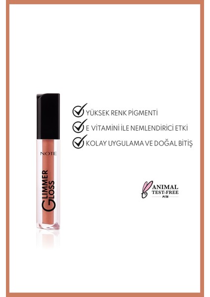 Glimmer Gloss Işıltılı Nemlendirici Dudak Parlatıcısı - 10 Poppy Coral fiyatları
