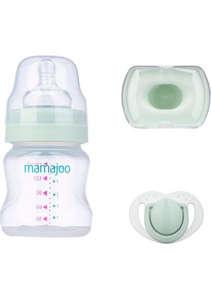 Yenidoğan Bebek Seti, 150 ml Anti-Kolik Biberon, Ortodontik Emzik, Saklama Kutusu, 3'lü