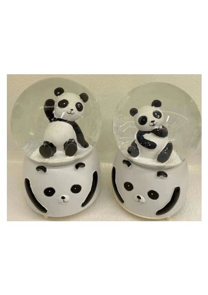Siyah-Beyaz Panda Kar Küresi Büyük Boy - Lisinya
