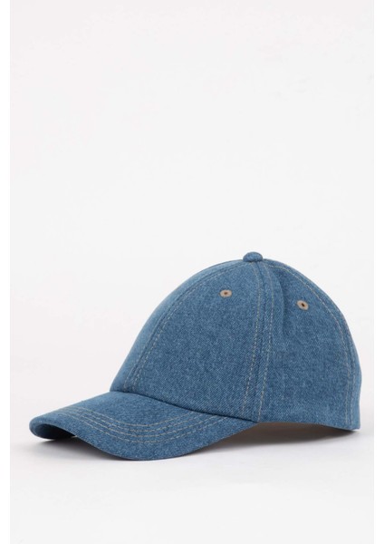 Erkek Çocuk Jean Beyzbol Basketbol Şapkası B7894A824SM