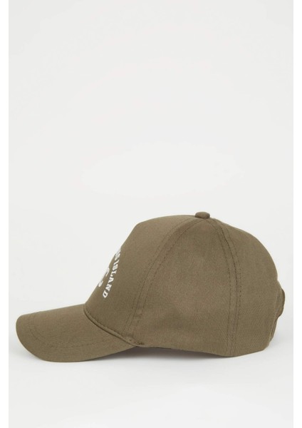 Erkek Çocuk Nakışlı Pamuklu Beyzbol Basketbol Şapkası