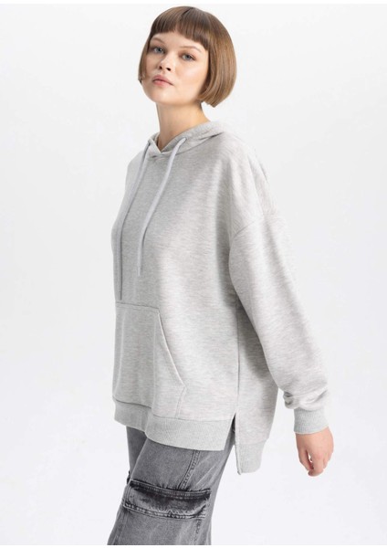 Oversize Geniş Kalıp Sweatshirt B7834AXNS