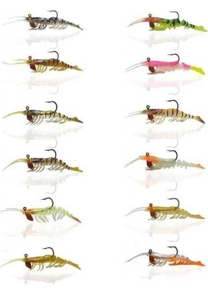 Naniwaosakashi Caridina Shrimp 10 cm 14 gr Silikon Karides Yem