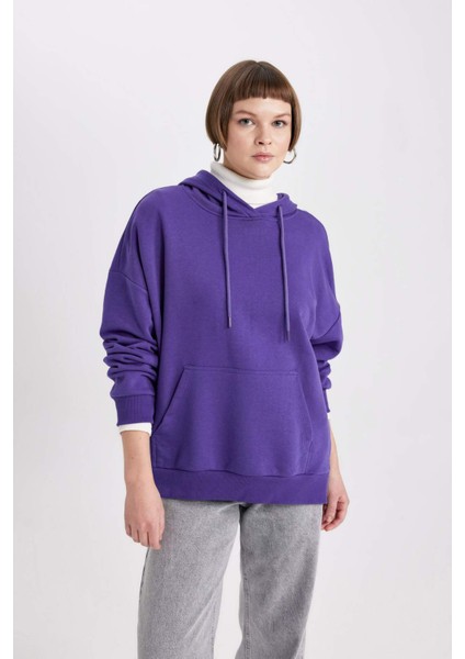 Oversize Geniş Kalıp Sweatshirt B7834AXNS