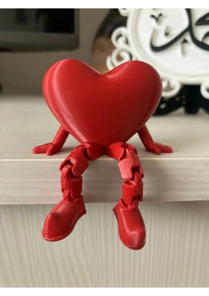 Kalp Şeklinde Biblo Oyuncak Sevgililer Günü Özel Dekoratif