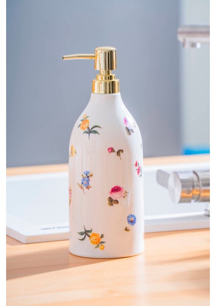 Leandra Porselen Sıvı Sabunluk