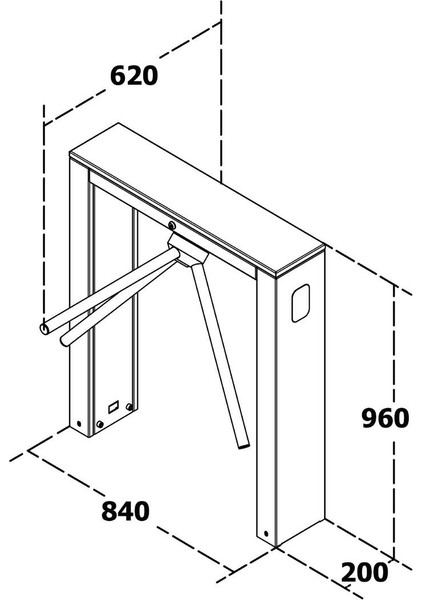 T250 Üç Kollu Elektromekanik Turnike (Eko) fiyatları