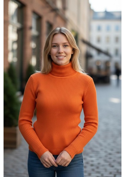 TRİKO KAZAK BALIKCI YAKA FİTİLLİ ESNEK