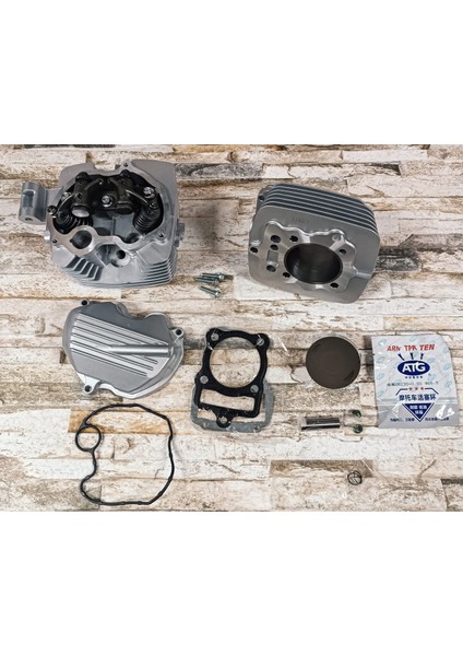 Cg 200 cc Set Silindir 65.5mm Boy 69 (15P) ve Üst Kapak