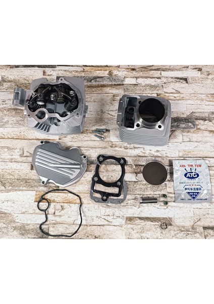 Cg 200 cc Set Silindir 65.5mm Boy 69 (15P) ve Üst Kapak modelleri