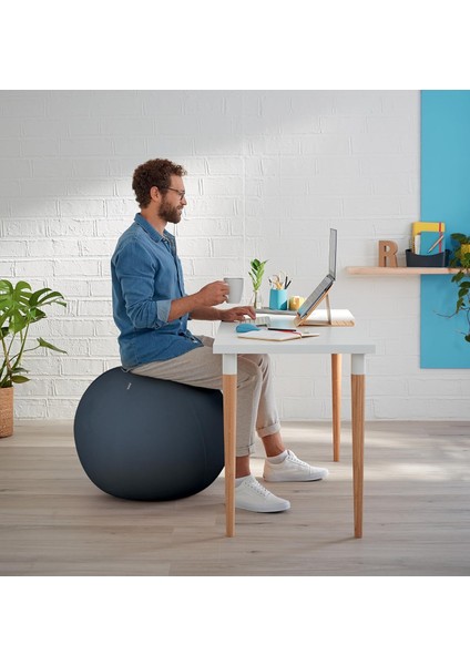 Aktif Oturma Için Oturma Topu, Jimnastik Topu, Çalışma Masası Sandalyesine Ergonomik Alternati fiyatları