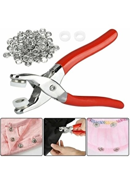 Metalik 9.5 mm Metal Çıt Çıt, El Pensesi, Set-Saklama Kutusu , Gömlek ve Bebe Çıtçıt Montaj Seti 2 fiyatları