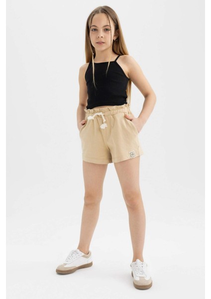 Kız Çocuk Beli Bağcıklı Şort A2455A824HS