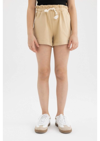 Kız Çocuk Beli Bağcıklı Şort A2455A824HS