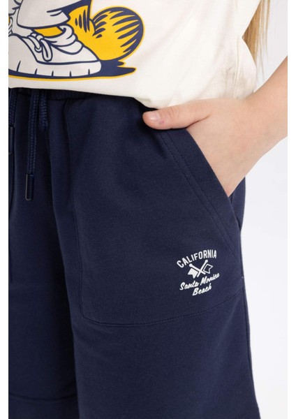 Kız Çocuk Baskılı Şort