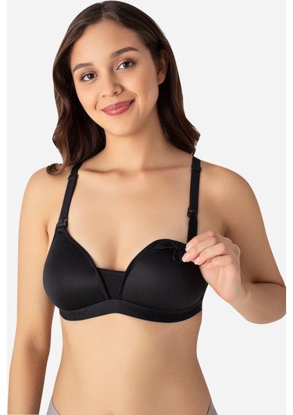 3'lü Paket Beyaz Siyah Ten Kadın Balensiz Kaplı Emzirme Sütyeni Göğüs Ucu Görünmez Pamuklu Yumuşak Dokulu fiyatları