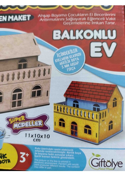 Ahşap Maketim Balkonlu Ev-Msarty fiyatları