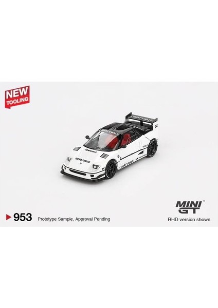953 Mazda Az-1 Liberty Walk LB40 White 2024 Tokyo Auto Salon 1/64 Model Araba modelleri