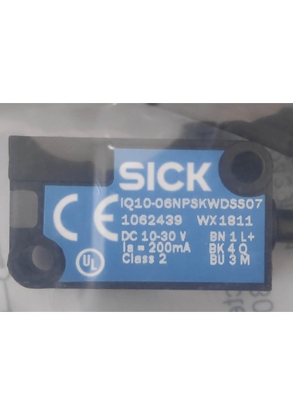 IQ10-06NPSKWDSS07 (1062439) ,kübik/6mm Pnp-No 3-Kablo Endüktif Sensör