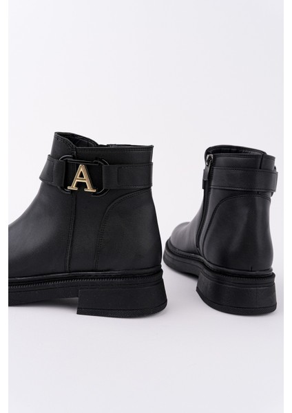 Ventoza Kemer ve Toka Detaylı Fermuarlı Kadın Bot modelleri