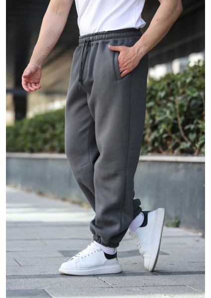 Füme Rahat Kesim Paçası Lastikli Erkek Eşofman Altı E6579 modelleri