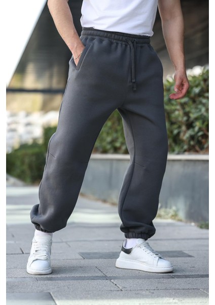 Füme Rahat Kesim Paçası Lastikli Erkek Eşofman Altı E6579 fırsatları