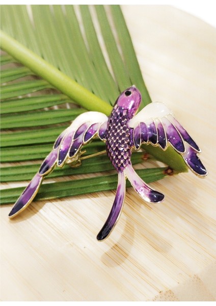 Kıllangıç Kuş Figürlü Broş