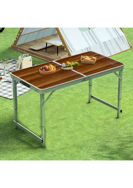 Taşınabilir Kalınlaştırılmış Alüminyum Alaşımlı Katlanır Kamp Masası - Kamp ve Outdoor Için Hafif ve Dayanıklı modelleri