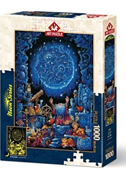 Puzzle Neon Astroloji 1000 Parça Kağıt Puzzle Eğlenceli Zorluk Seviyesi Yetişkinler için modelleri