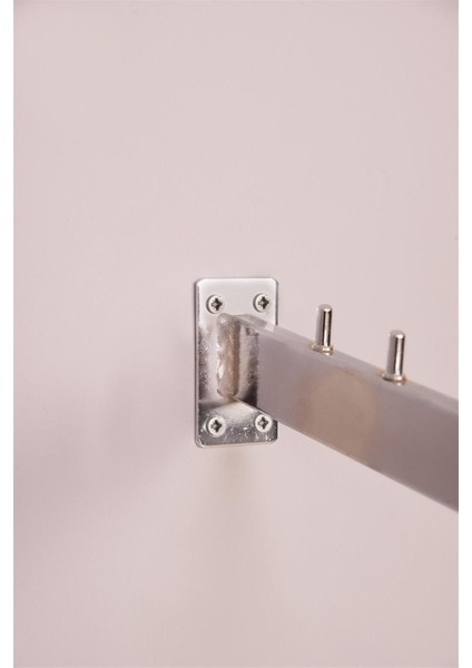 Duvara Monte Eğri Krom Baston