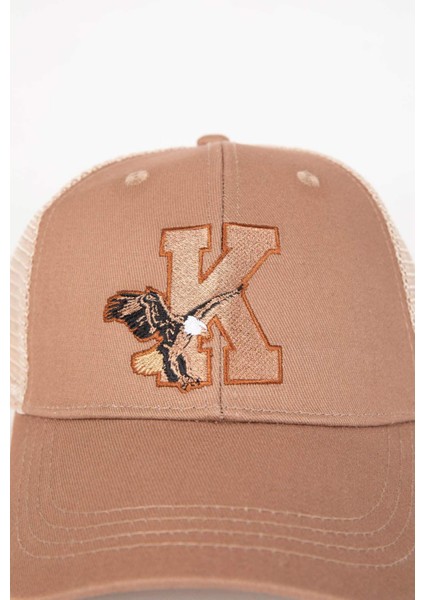 Erkek Dokuma Beyzbol Basketbol Şapkası B8019AX24SM