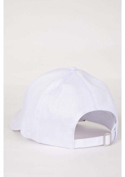 Erkek Nakışlı Gabardin Beyzbol Basketbol Şapkası B8018AX24SM