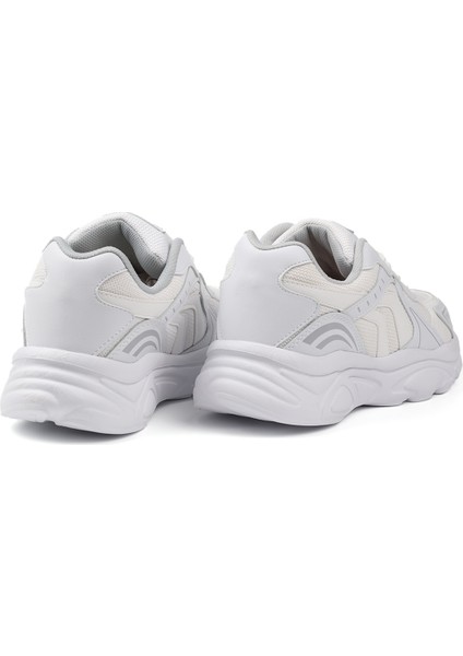 Erkek Beyaz Günlük Spor Ayakkabı Rahat Yürüyüş Koşu Sneaker Hafif Tabanlı fırsatları