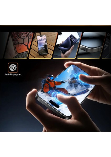 Apple iPhone 17 Pro Max Install Master Autokit Hd Cam Ekran Koruyucu - Şeffaf
