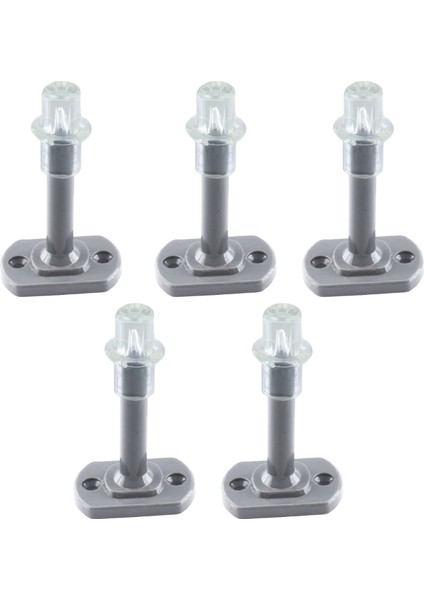 Gri 50 Adet Silikon Kapı Pencere Arkası Vidalı Duvar Boya Koruyucu Tampon Mobilya Stoperi Durdurucu fırsatları