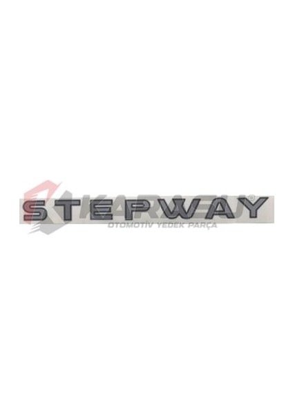 Kağıt Yazı Stepway (Gri)