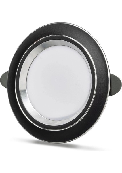 Noas YL38 0530 Siyah Kasa LED Spot 5W 3 Renkli