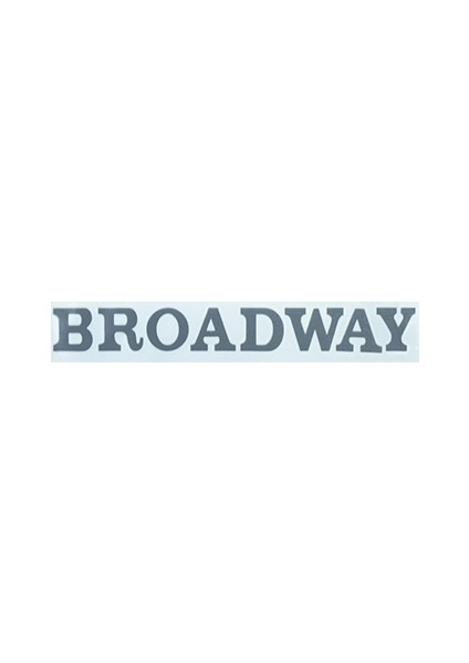 Broadway Kağıt Yazı Eski Model Koyu Gri fiyatları