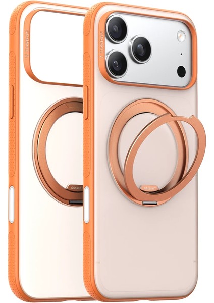 Apple iPhone 17 Pro O Stand R Fitness Serisi Magsafe Kılıf - Turuncu fiyatları