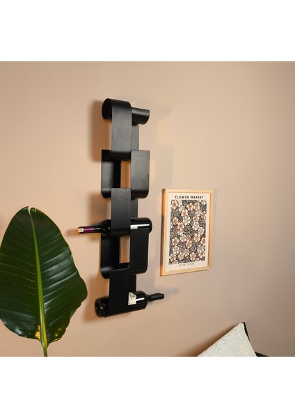 Metal Şarap Rafı | 6'lı Şarap Rafı | Modern Şarap Saklama Ünitesi modelleri