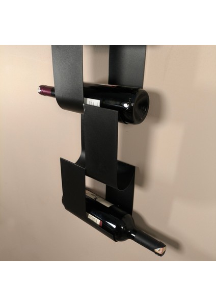 Metal Şarap Rafı | 6'lı Şarap Rafı | Modern Şarap Saklama Ünitesi fırsatları