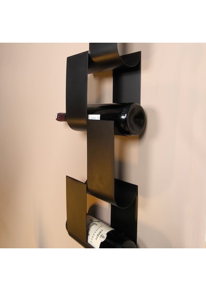 Metal Şarap Rafı | 6'lı Şarap Rafı | Modern Şarap Saklama Ünitesi indirimleri