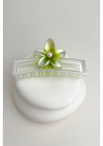 Inci Detaylı Yonca Çiçek Mandal Toka (11CM) fiyatları