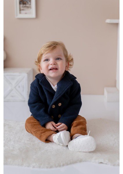 Erkek Bebek Örme Ceket - Lacivert fırsatları