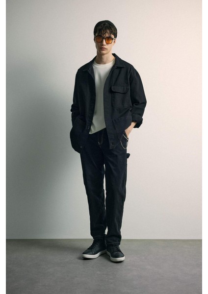 Pantolon Wide Leg Fit Geniş Kalıp Normal Bel Geniş Bol Paça