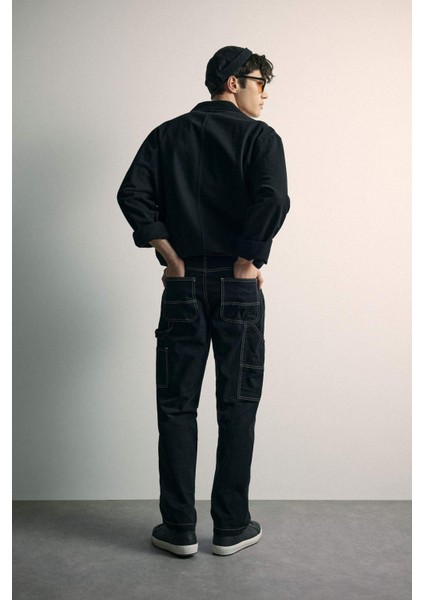 Pantolon Wide Leg Fit Geniş Kalıp Normal Bel Geniş Bol Paça